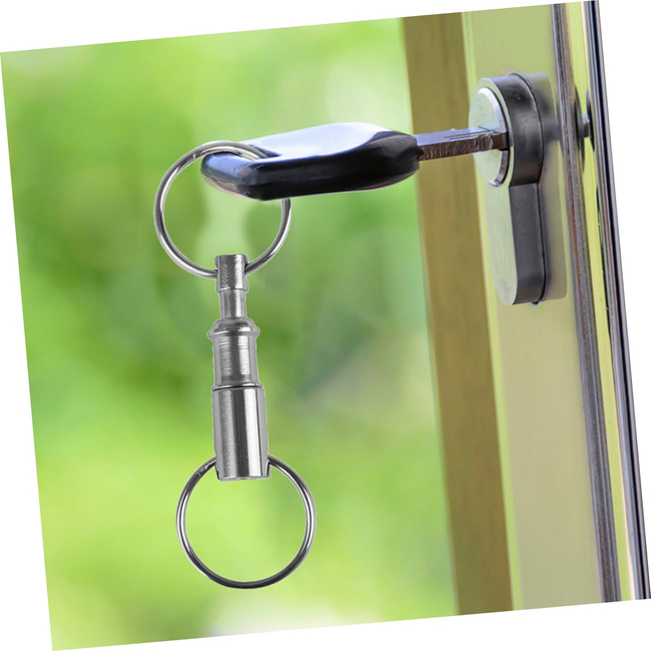 Toyvian Portachiavi Staccabile con Doppio Sgancio Rapido per Chiavi Leggeri E Resistenti Accessori per Borse E Chiavi