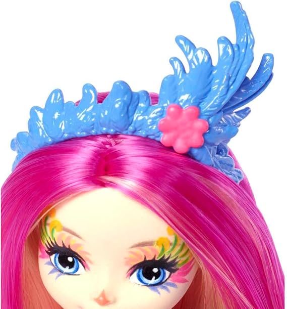 Enchantimals Peeki Parrot Doll and Sheeny Animal Figure