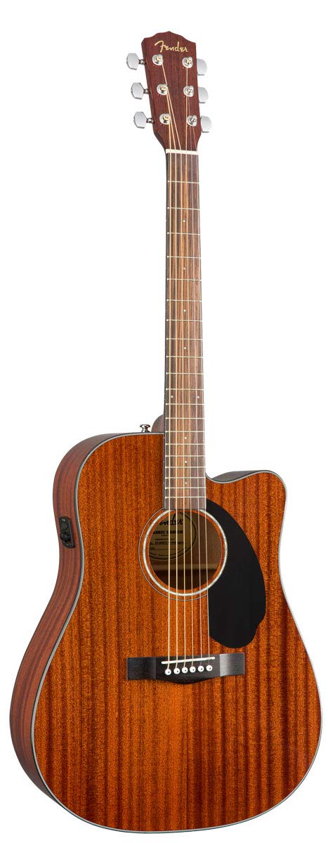 Fender CD-60SCE ALL MAH アコースティックギター Amazon | Fender エレキアコースティックギター CD-60SCE All