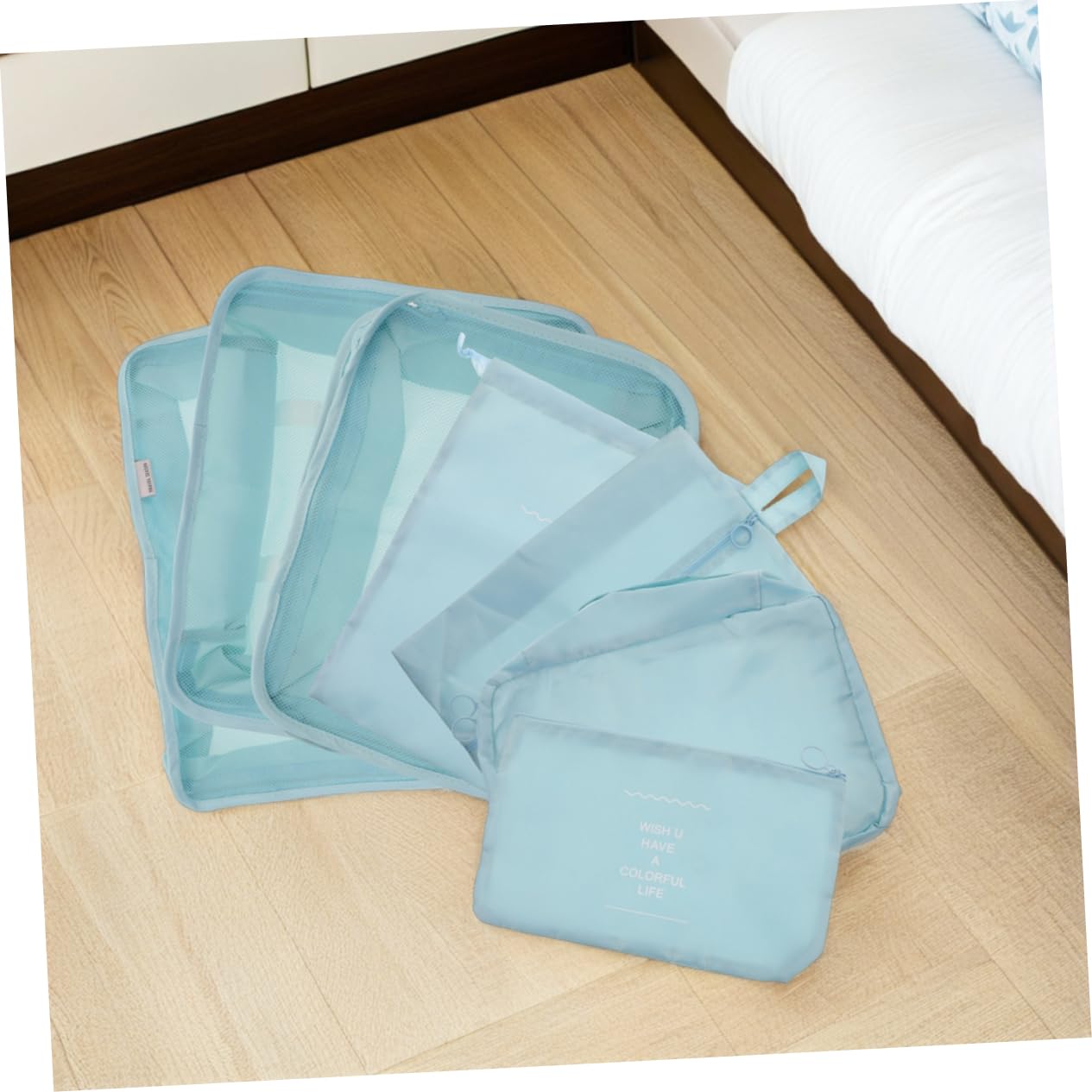 FOMIYES 14pezzi Cubi di Compressione per Imballaggio Viaggi Set Organizer per Valigia da Borsa per Biancheria Intima e Vestiti Borsa per Riporre Scarpe Organizzatori da Viaggio