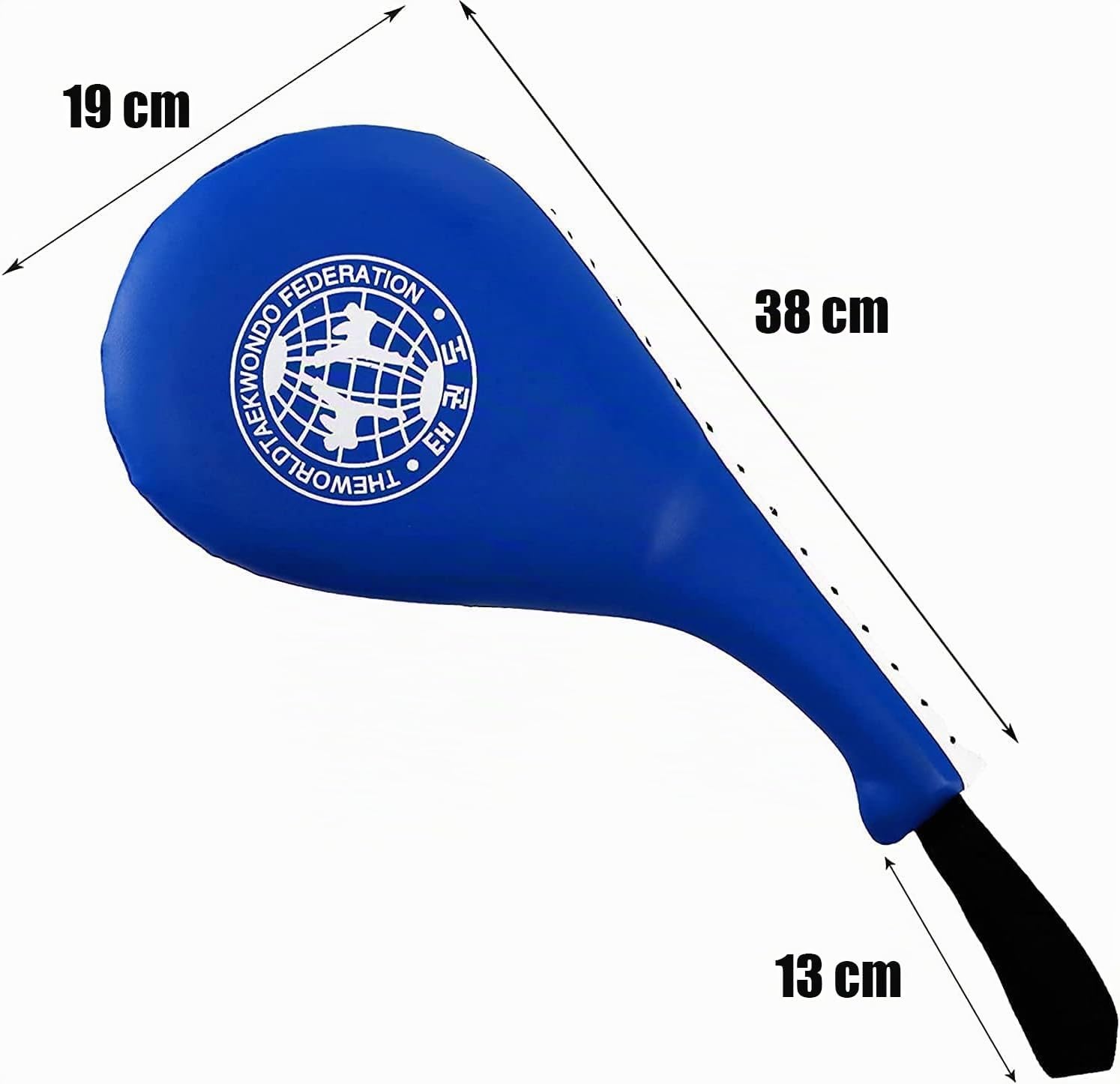 WUWEOT 2 Pack Taekwondo Kick Pads, Durable Striking Pad Ziel TKD Karate Martial Arts Strike Ziele Kickboxing Training, blau