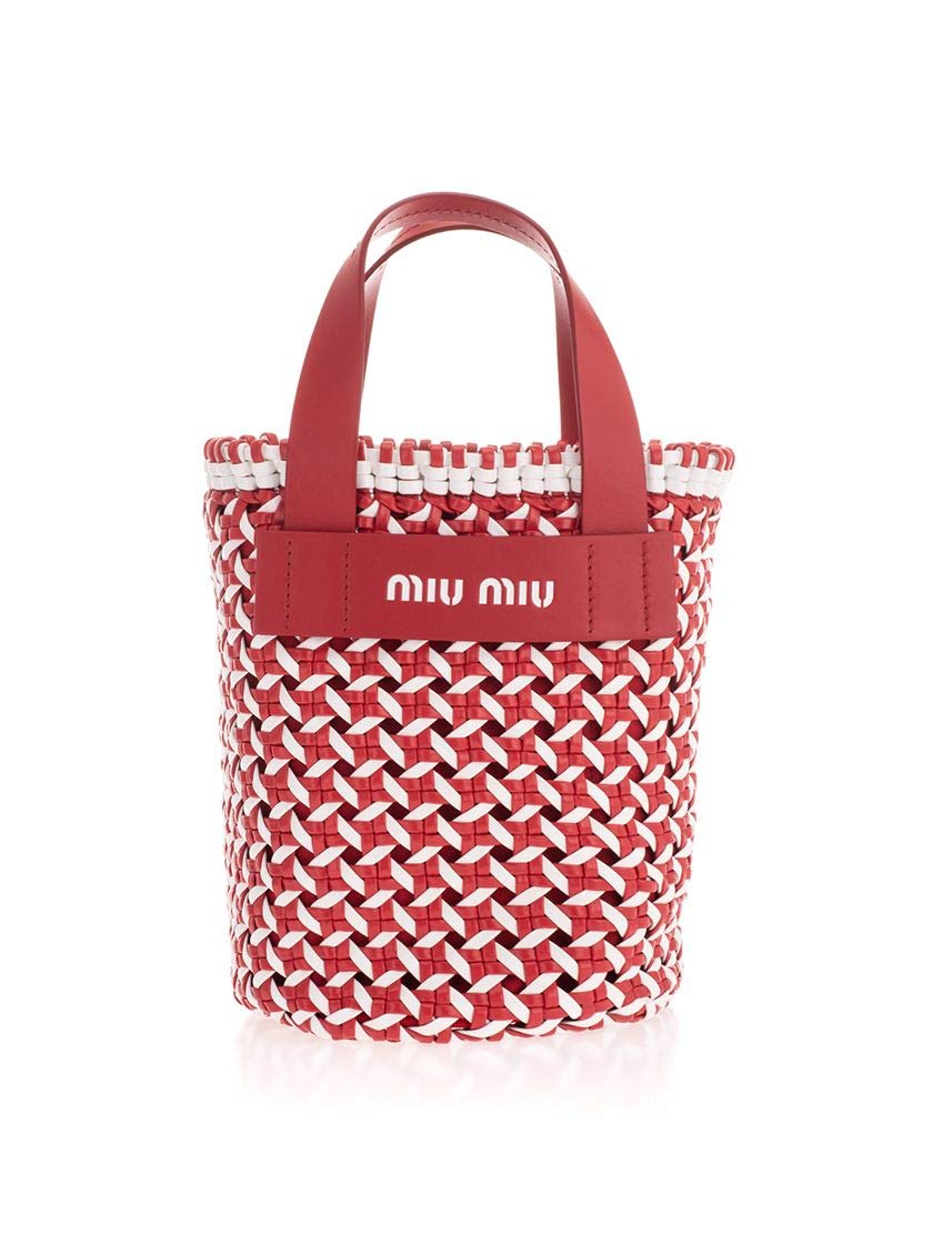 Luxury Fashion | Miu Miu Womens 5BE022VOIO2D3NF0976 Red Handbag | Spring-Summer 20