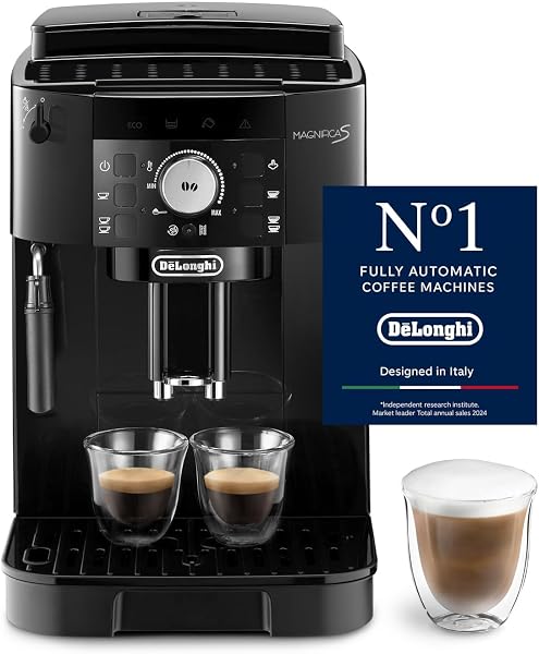 De'Longhi Magnifica S ECAM11.112.B Kaffeevollautomat mit Milchaufschäumer