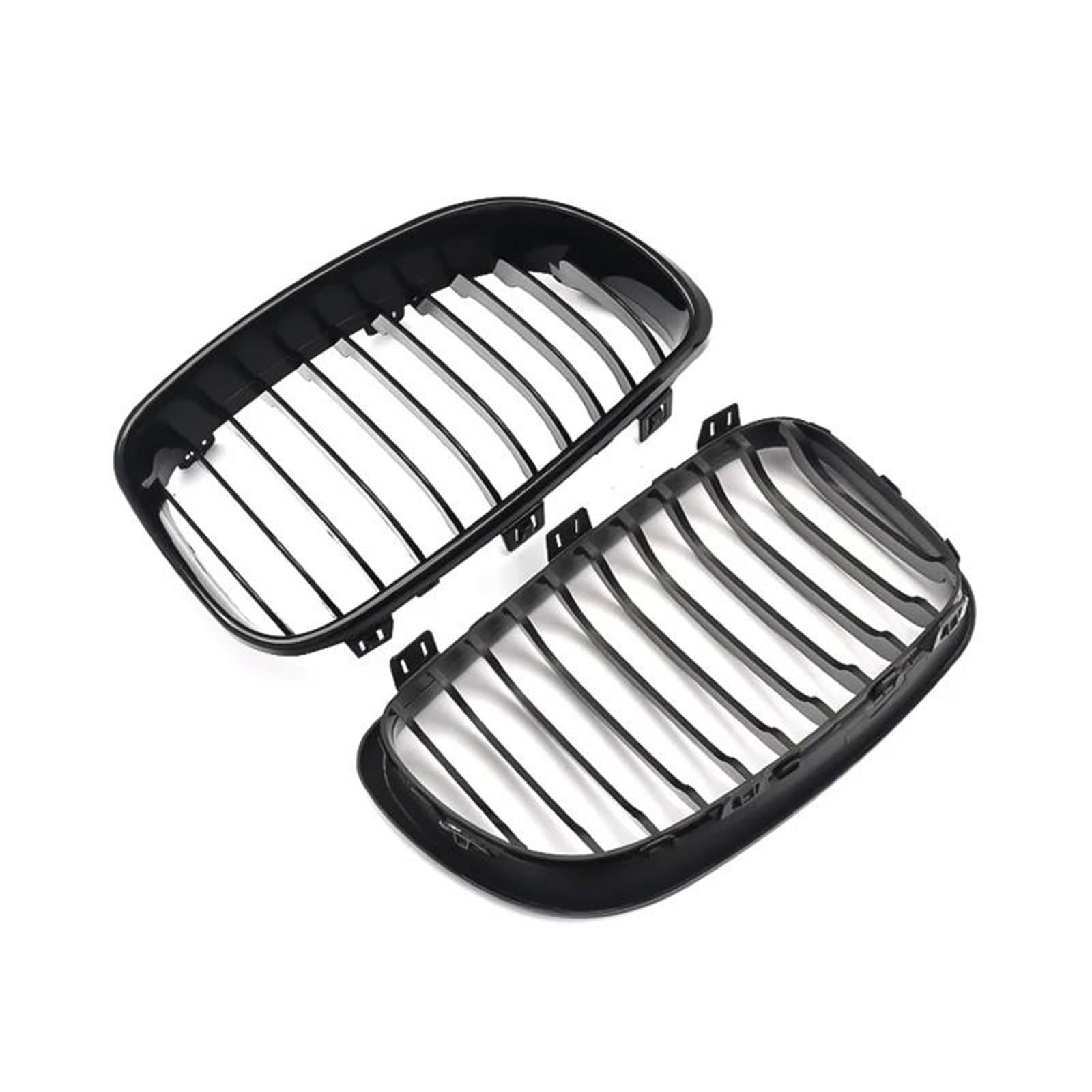 Grille Rénale Avant Noir Brillant pour BMW Série 1 E87 E81 E82 E88