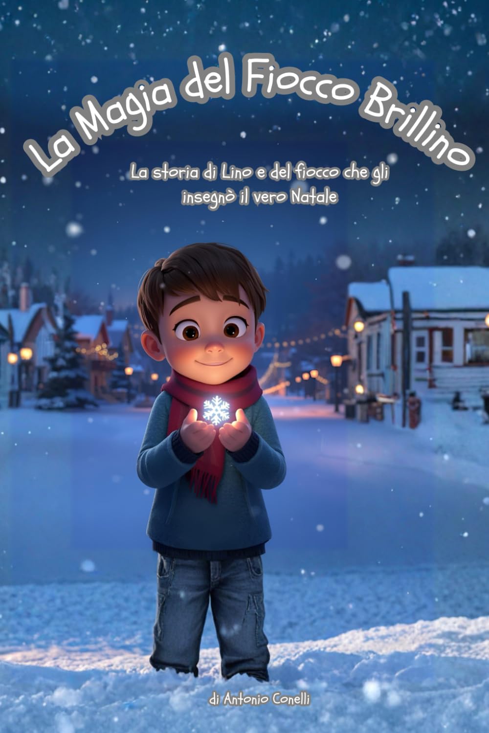 La Magia del Fiocco Brillino, Fiabe Brevi del Natale, Favole Brevi della Buonanotte, Libri Illustrati per Bambini 3-7 anni: Fiaba breve di Natale sul ... gesti. Libro illustrato per bambini 3-7 anni.