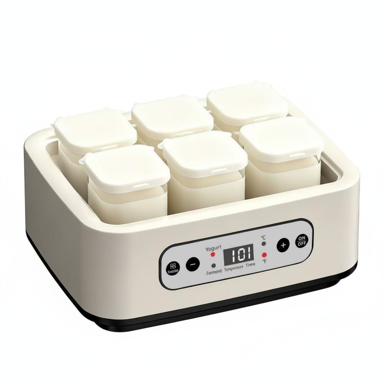 6 Cups Home Use Multi-Function Yogurt Creator Large Capacity Automatic Yogurt Creator Easy to Clean Fermenting Machine Digital Control, Us|Home & Garden | Kitchen Dining & Bar | Small Kit-image-6