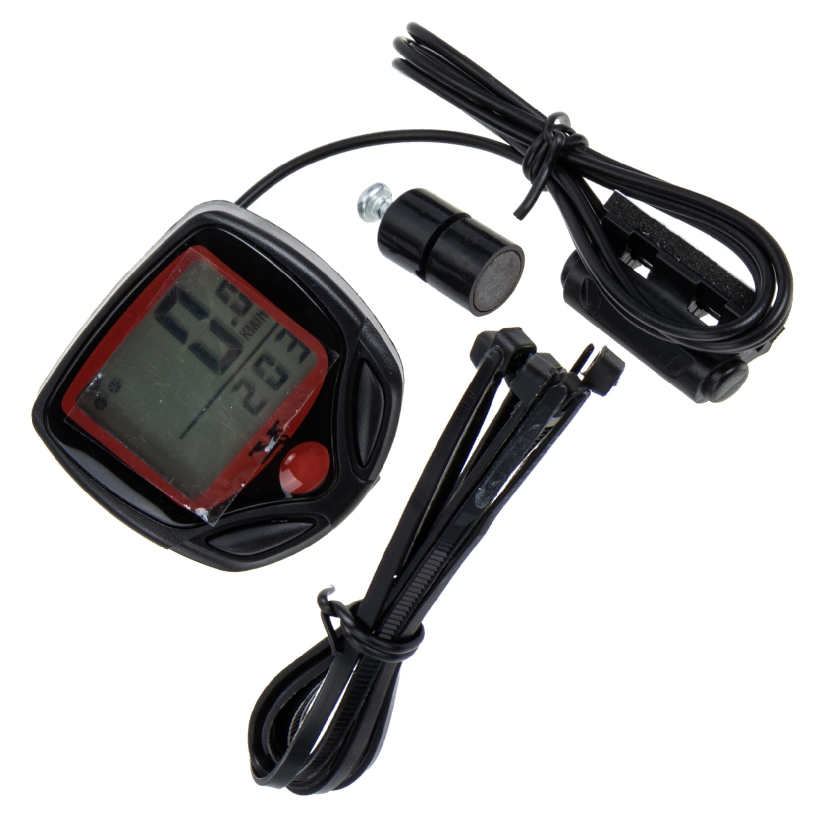 BESPORTBLE 4ensembles Compteur De Vélo sans Fil Étanche Compteur De Vitesse Portable pour Vélo De Montagne Accessoire Léger Et Facile à Installer