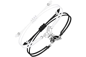 BFF Bracelets for 2-Matching Butterflies for Best Friends