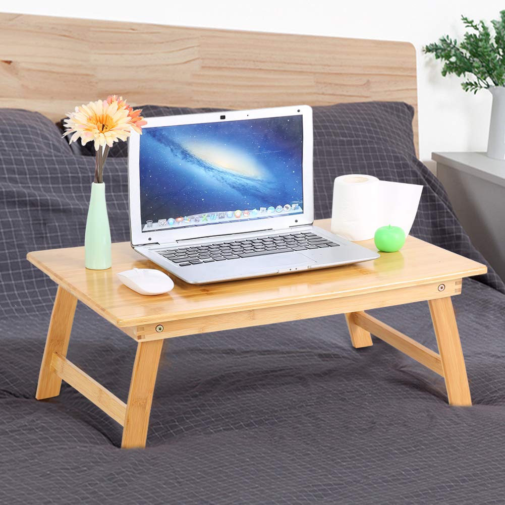 Table de lit pliable en bambou Cocoarm pour corriger la posture en télétravail