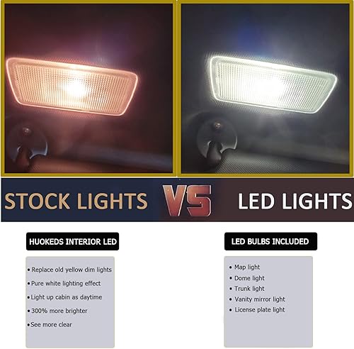 Miniatura 2 de Juego de 9 luces LED interiores CX-5 blancas para Mazda CX-5 2013, 2014, 2015, 2016, 2017, 2018, 2019, 2020, 2021, 2022, Mazda CX-5 6000K, paquete