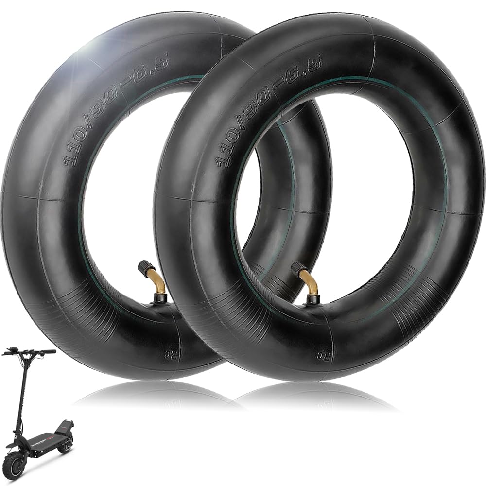 TREFAN 110/90-6.5 Camera d'Aria Addensata per Dualtron Ultra Monopattino Elettrico Tubo di Ricambio per Pneumatici da 11 Pollici (2 PZ)