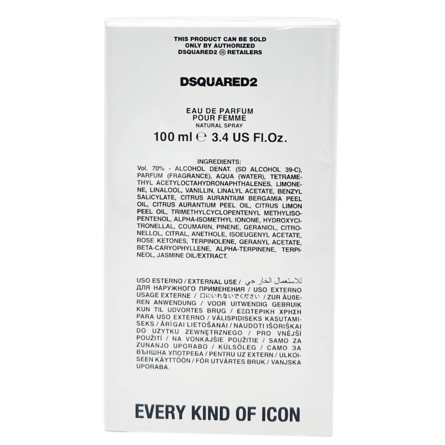 DSquared2 Icon Pour Femme woda perfumowana 100 ml
