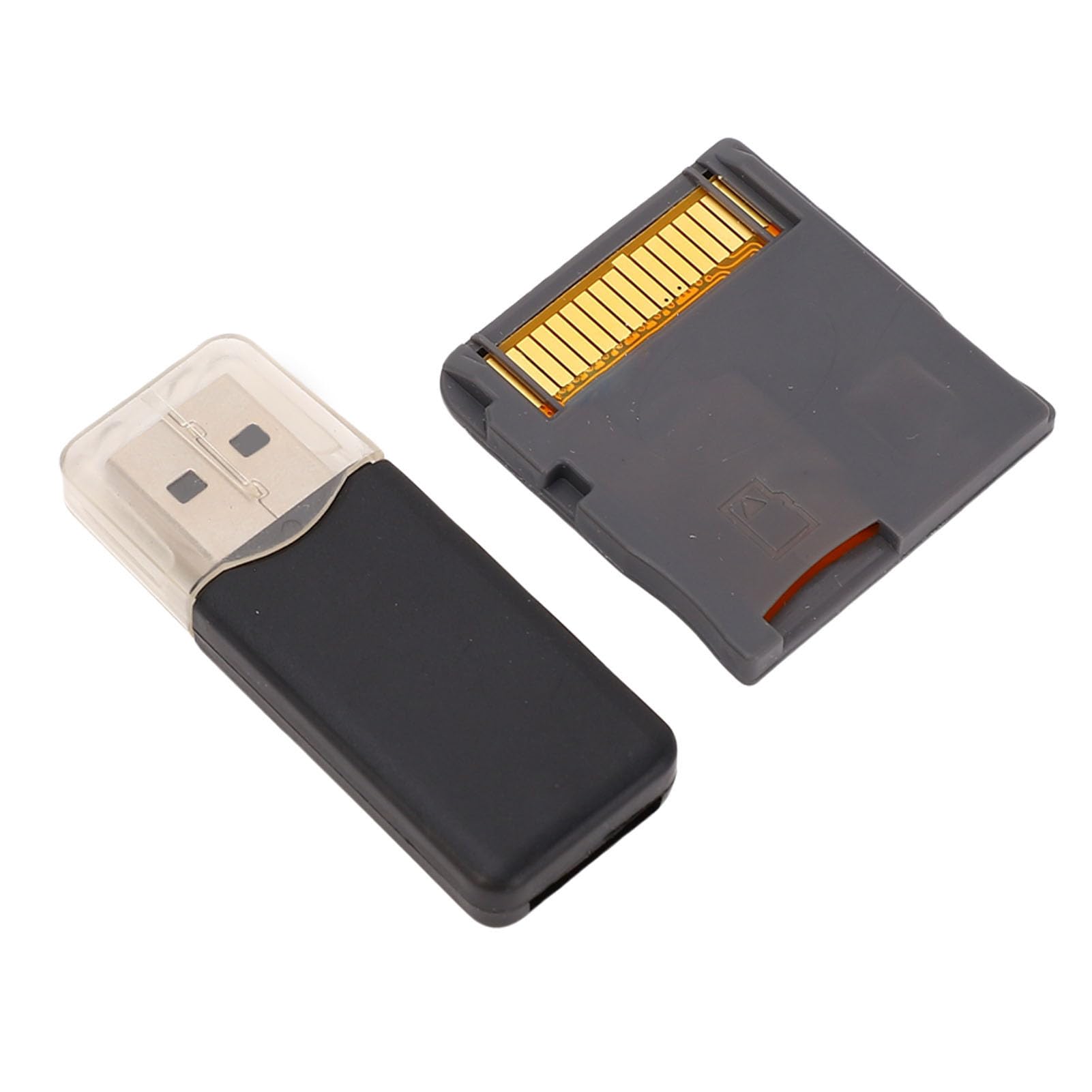 Tarjeta Flash de Videojuegos, Tarjeta de Memoria Flash con Chip ASIC y Lector de Tarjetas, para XL 2DS 3DS 3DS XL New New 2DS (Silver)