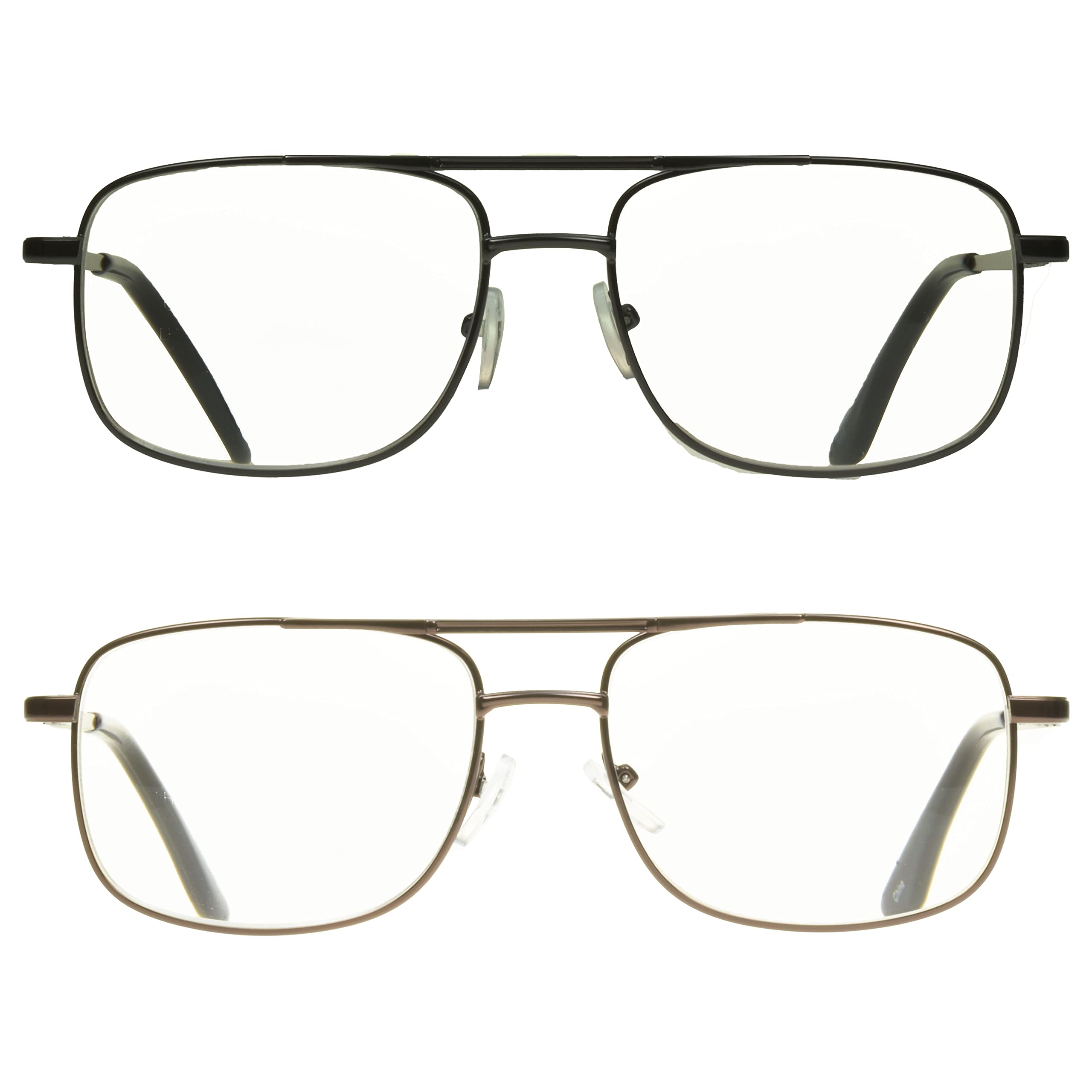 proSPORT Multifocal Progressive 3 Magnifications in 1 Lens No Line Computer Gaming Reading Glasses for Men &amp; Women