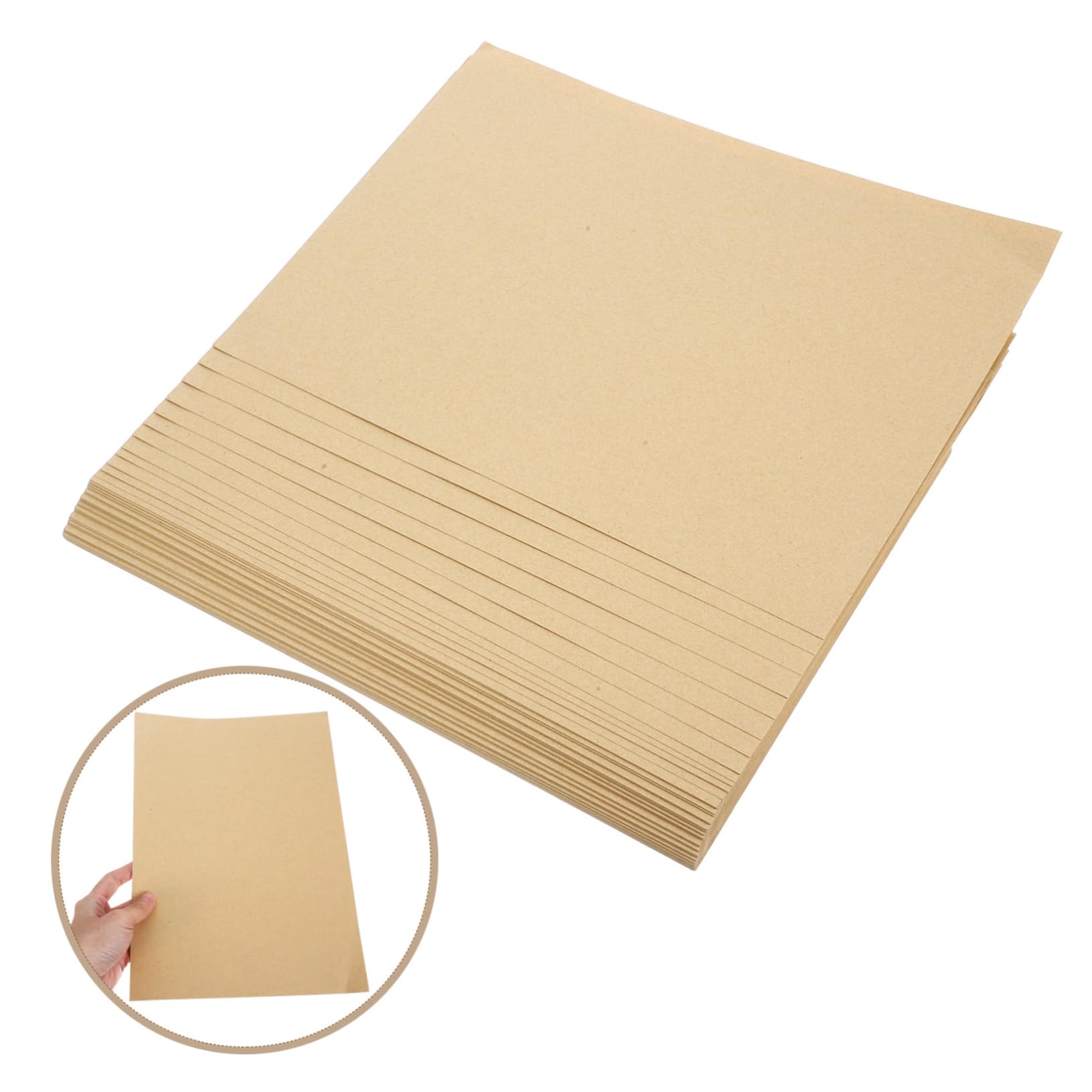Braunes Bastelpapier A4 1 Packung Dickes Kraftpapier Schliff
