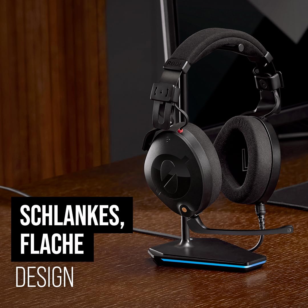 RØDE NTH-Mic – Professionelles Headset-Mikrofon für Medien-Erstellung, Broadcasting, Podcasting, Content Creation, Streaming und Homeoffice (schwarz)