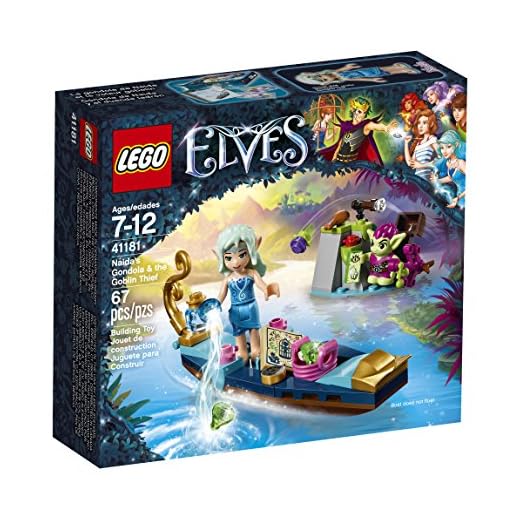 LEGO Elves Naida's Gondola & The Goblin Thief 41181 Building Kit (67 Pieces)