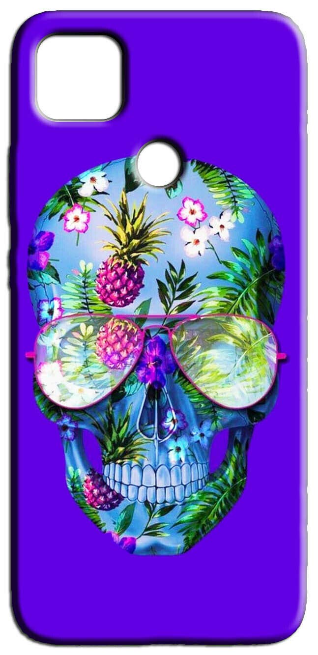 Mixroom - Cover Custodia Back case In TPU Silicone Morbido Per Realme C21Y C21 Y Fantasia Ali blu N782