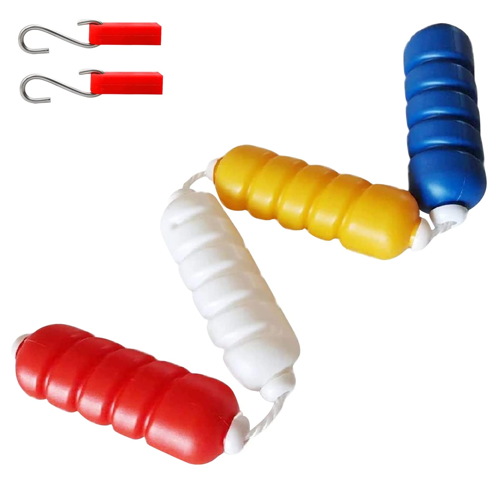 TUOYIBO Pool Divider Rope Polyethylene, Floating Lane Rope with 2 Hook, Safety Pool Equipment for Indoor Outdoor Pools, Distinguish Between Waters (Color : Nylon Rope, Size : 4m/13.1ft)