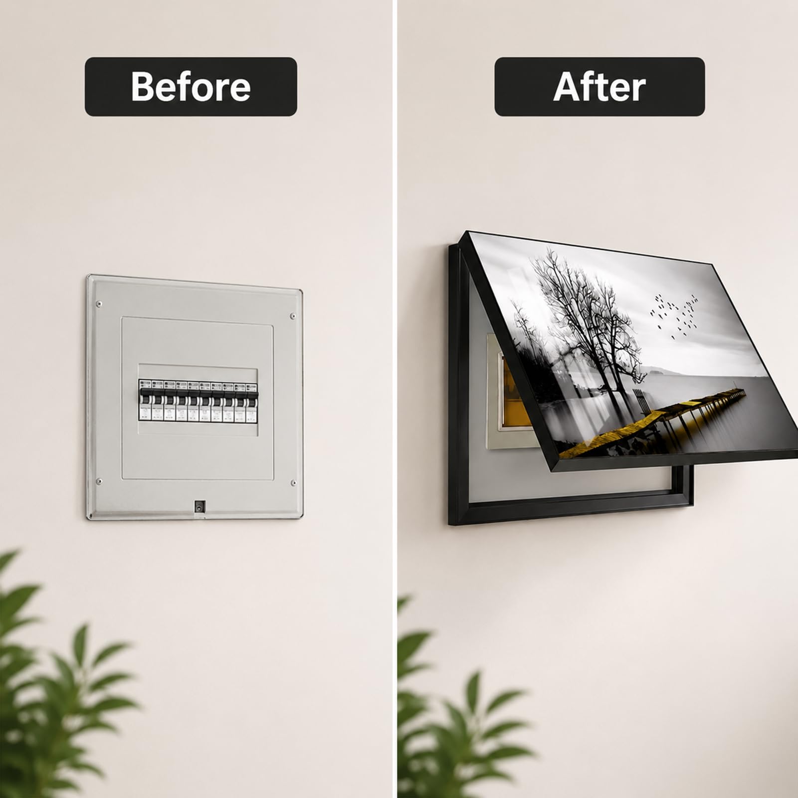 Genérico Cubierta de Panel eléctrico para decoración de Paredes Interiores