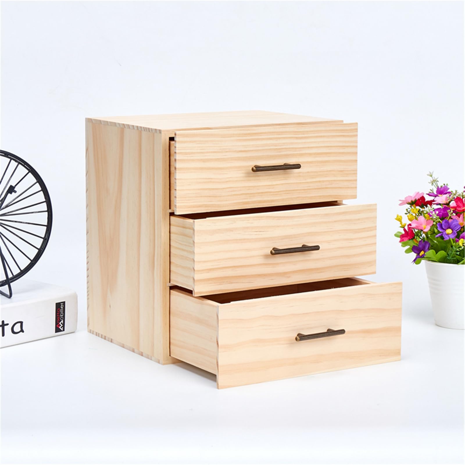 RoseFlower Bambus Ätherisches Öl Organisator Behälter Duftöle Display Ständer, 90 Löcher Aufbewahrungsboxen Raumdüftezubehör Koffer für Nagellack, Duftöle, Kosmetik, Duftöldiffusoren und Lippenstift