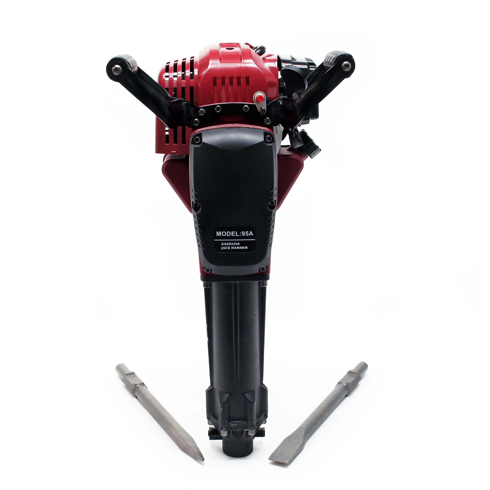 Martello demolitore 2.5 CV 55J 1500 giri/min attacco esagonale con 2 scalpelli