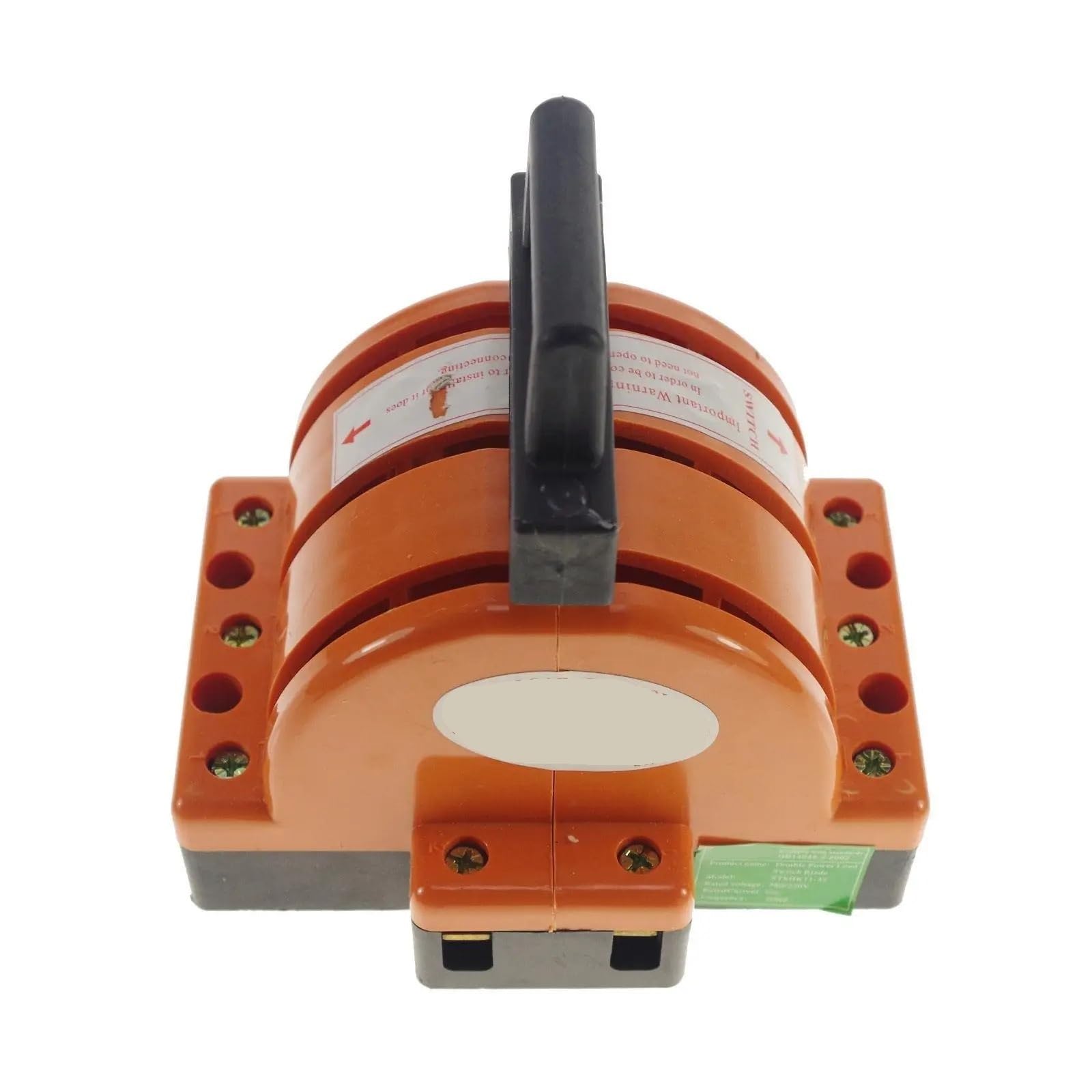 Interruptor de desconexión de cuchilla de tres polos y doble tiro, 3P, 100 A, transferencia de fuente de alimentación de 220 V/380 V