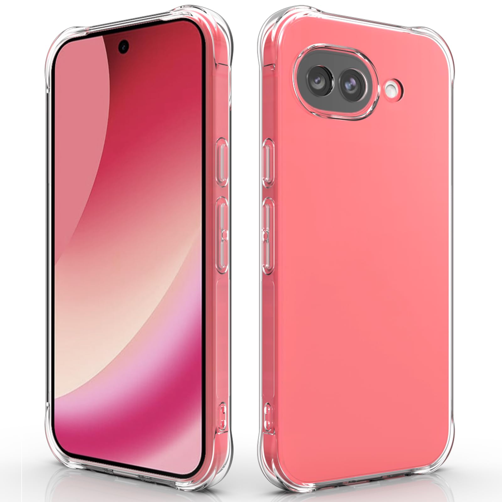 Amazon.com: for Pixel 10A Case: Clear Women Girls Boys Reinforced
