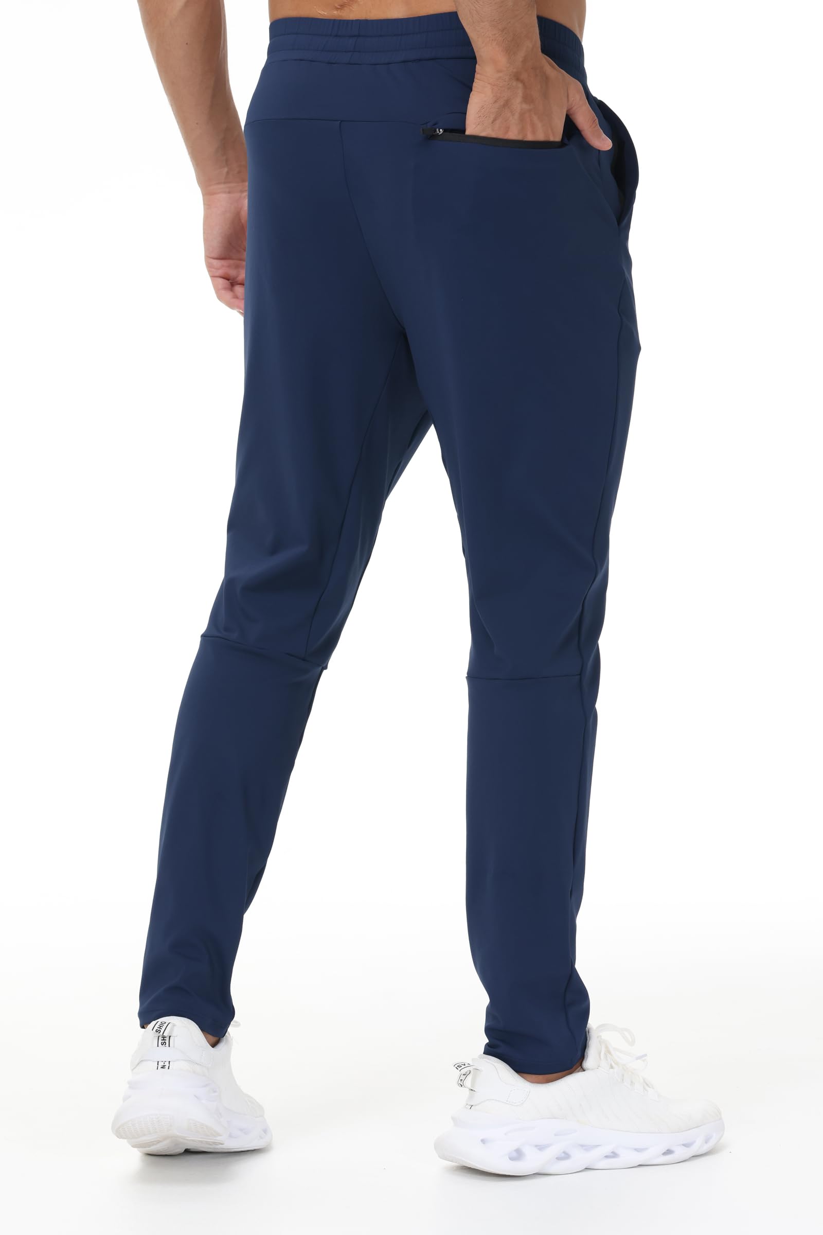 Blaosn Mens Athletic Sweatpants Gym Workout Running Sweat Jogger Pants with Pockets Stretch Comfy Baggy Track Travel Golf Exercise Sport Jogging Active Wear Lounge Clothes Casual Outfits 30