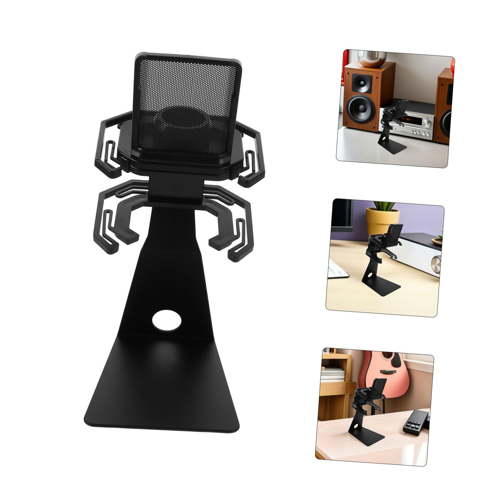 Microphone Shock Mount in Metallo Robusto con Supporto Antivibrazioni e Filtro Pop Integrato Regolabile per Desktop per Registrazioni e Livestreaming Professionale