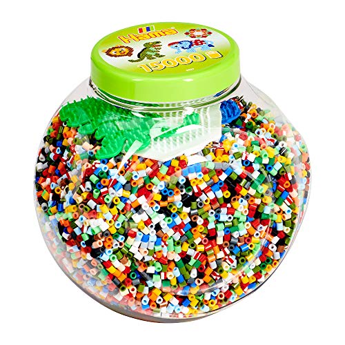 Hama Perlen 211-68 perline da stirare XXL, barattolo con circa 13.000