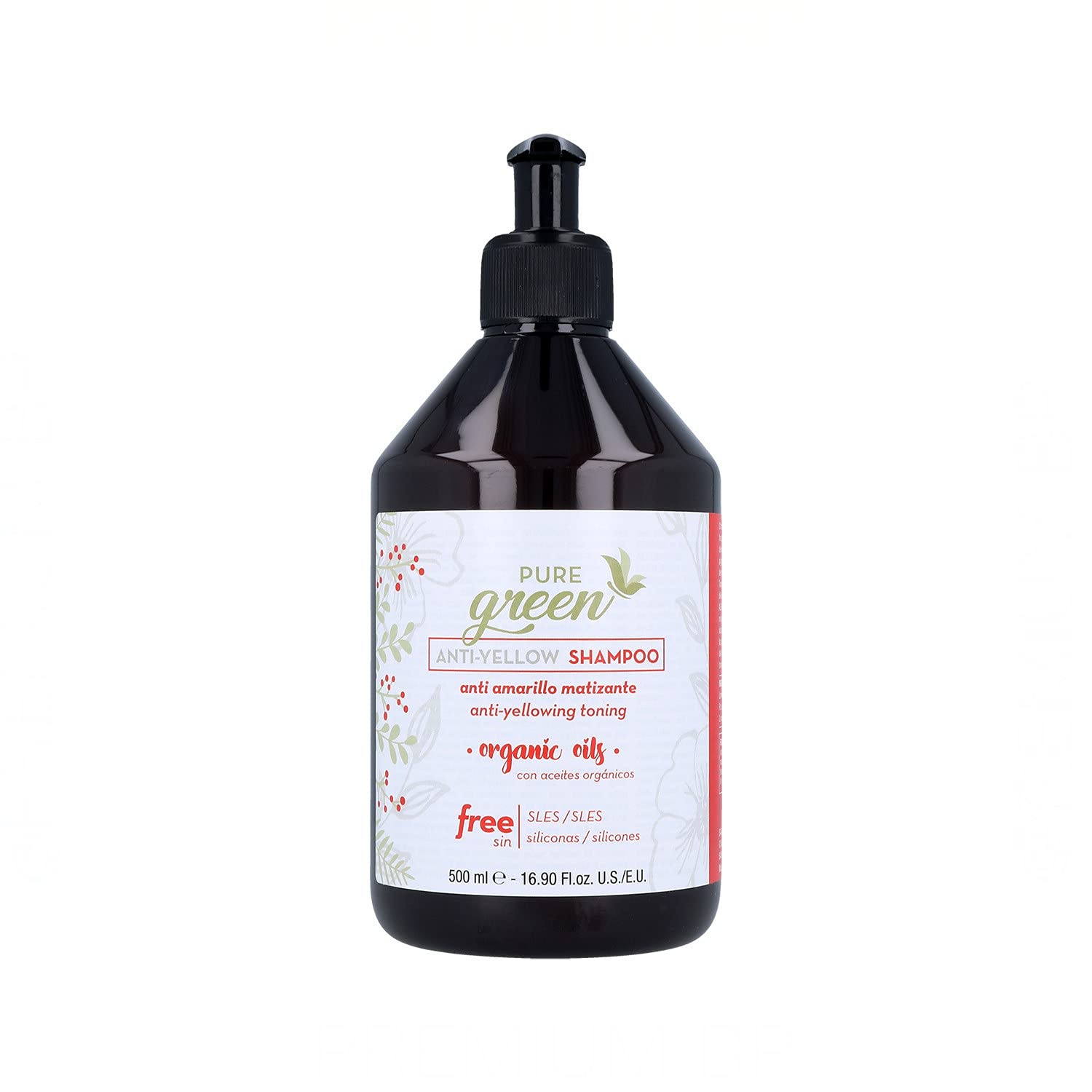 Pure Green Anti Yellow Champú 500 ml
