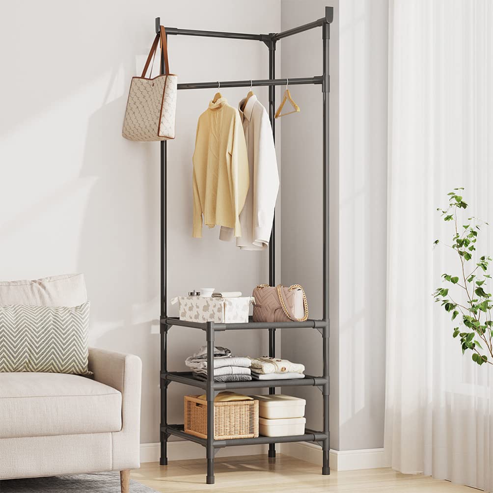 Veemoon Appendiabiti Ad Angolo Appendiabiti in Metallo Armadio per Camera Letto Organizer per Abbigliamento Dettaglio per Impieghi Gravosi retrò Espositore