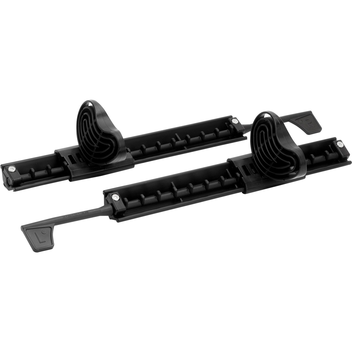 Sea-Lect K747100B1 Kayak Adjustable Footbrace, Standard Flag, A:20-1/4", B:4-1/4", C:14-1/2", Black