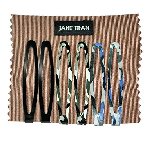 Jane Tran Assorted Camo and Solids Clip Set