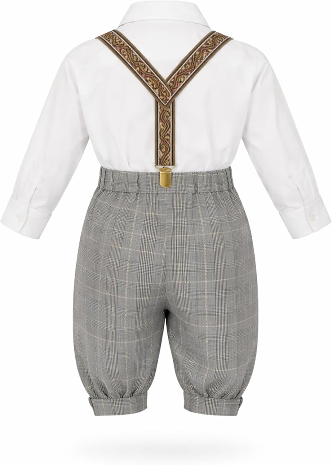 Gino Giovanni Vintage classic 1920s Boys Knicker Outfit with Suspenders Bow Tie & Hat