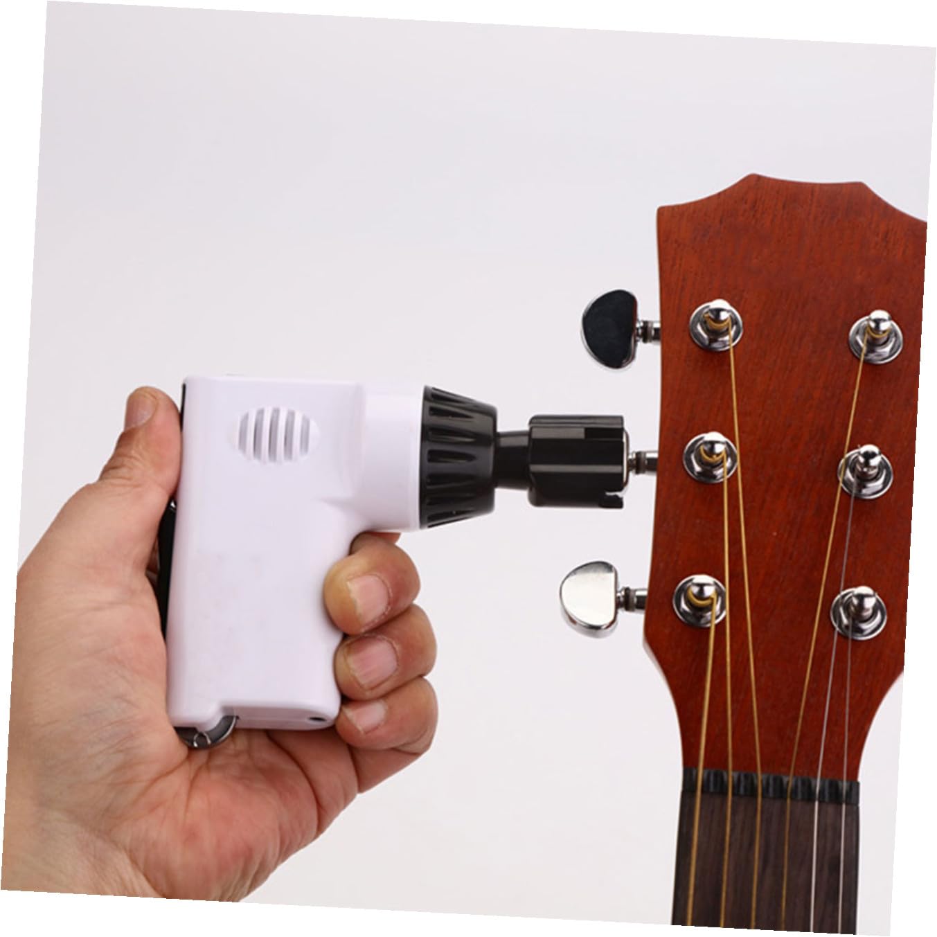 Enrollador de Cuerdas para Guitarra Multifuncional Blanco Abs