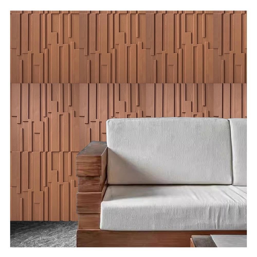 Pannelli murali 3D effetto pietra per interni, Rivestimento murale leggero