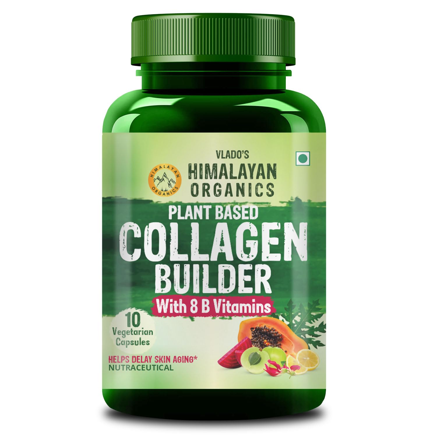 Vlado’s Himalayan Organics Plant Based Organic Collagen Builder - 10 Veg Capsule-picture-37