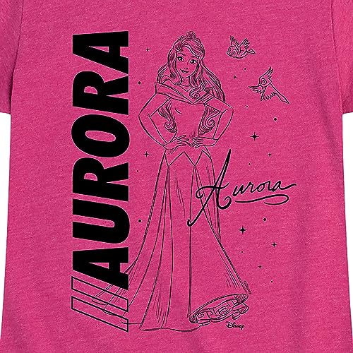 Disney - Princess - Autograph Aurora - Toddler & Youth Girls Short Sleeve Graphic T-Shirt3