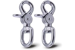 Lobster Claw Clasps Large - Strong and Durable 316 Steel Trigger Snap...