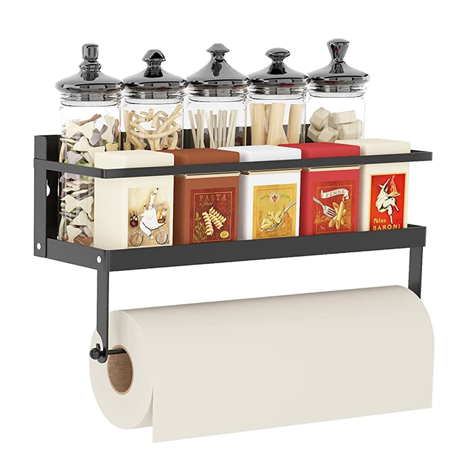 Magnetic Spice Rack,Magnetic Metal Storage Rack Side Wall Refrigerator Storage Single Tier Drinks Small Storage Shelf With Strong Magnet Refrigerator Space Saving