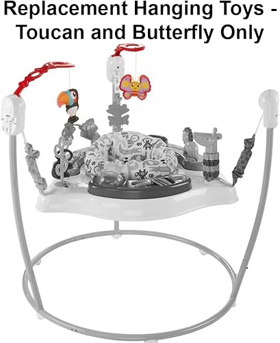 Miniatura 3 de Piezas de repuesto para Fisher-Price Animal Activity Jumperoo - FFJ00  Centro de actividades para bebés  Juguetes colgantes de repuesto  Tucán y