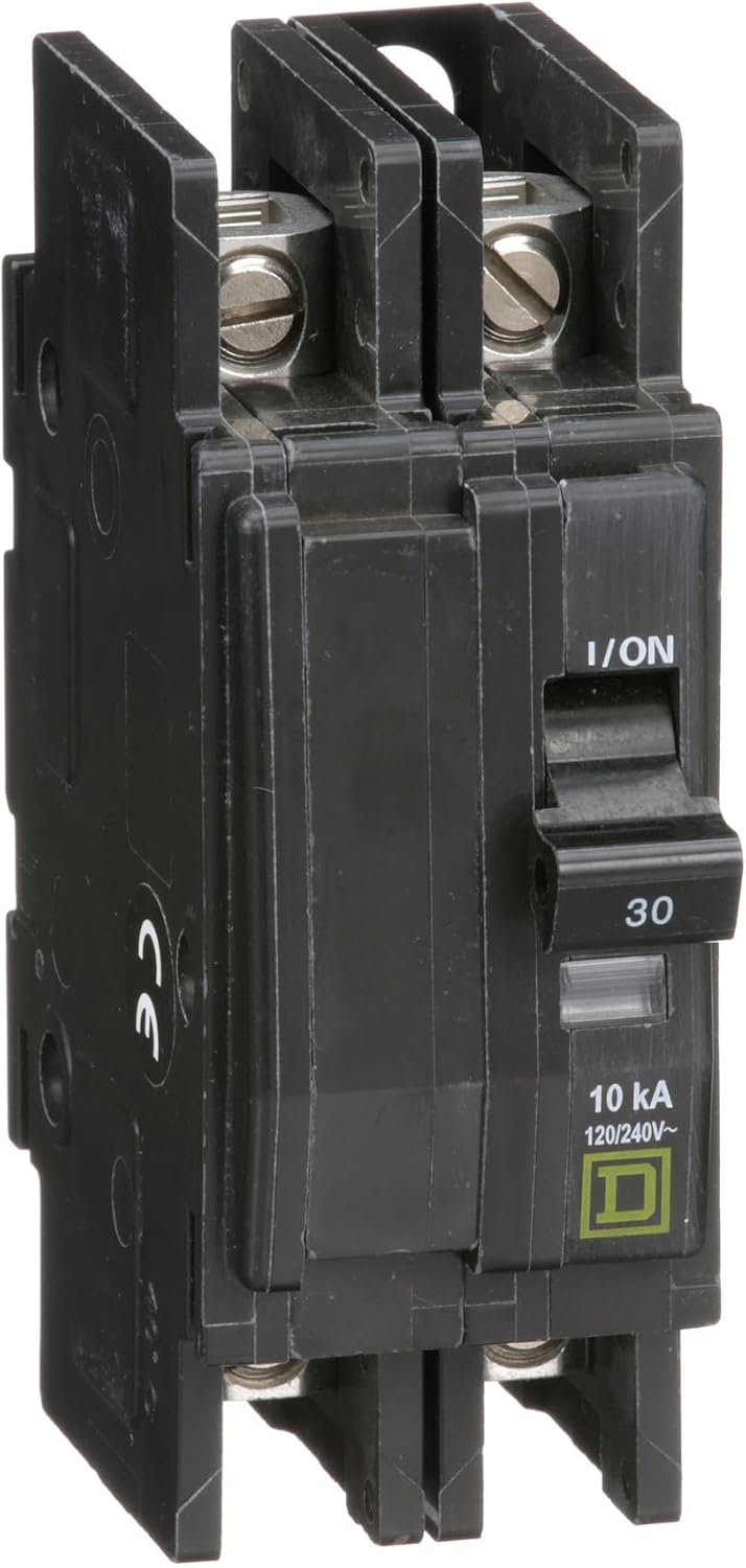 SCHNEIDER ELECTRIC QOU230 Miniature Circuit Breaker 120/240-Volt 30-Amp Hom Valpk Indr 225A Mlo 30/60Cir Wgb