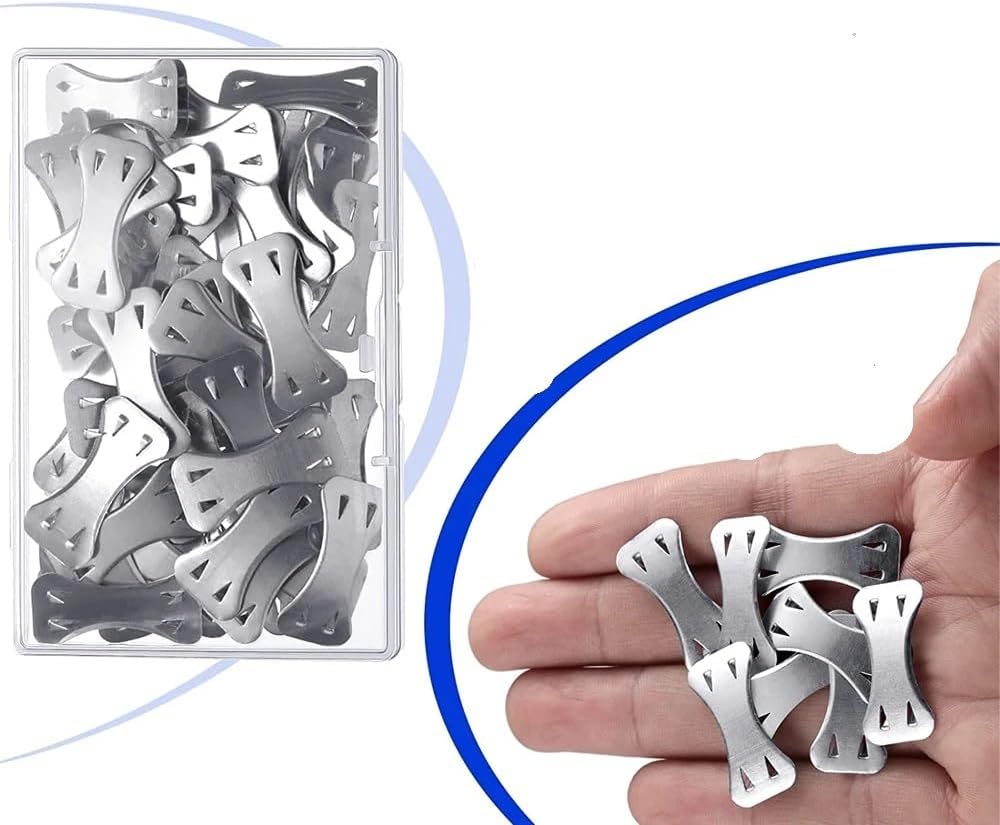 Bandage Clips 100Pcs Elastic Bandage Wrap Stretch Metal Clasps Replaceable Fastener for Various Types for Various Types Bandages