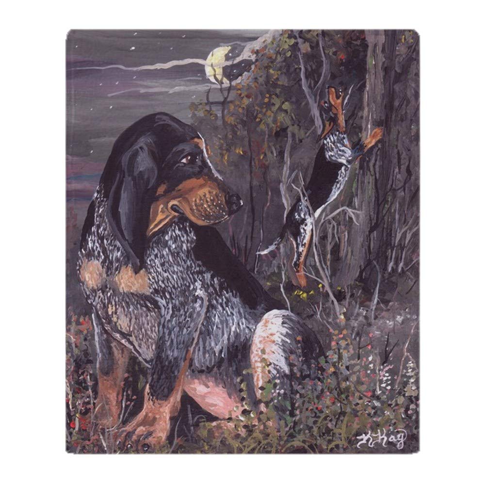 CafePress Bluetick Coonhound PD Throw Blanket Super Soft Fleece Plush Throw Blanket, 60"x50"
