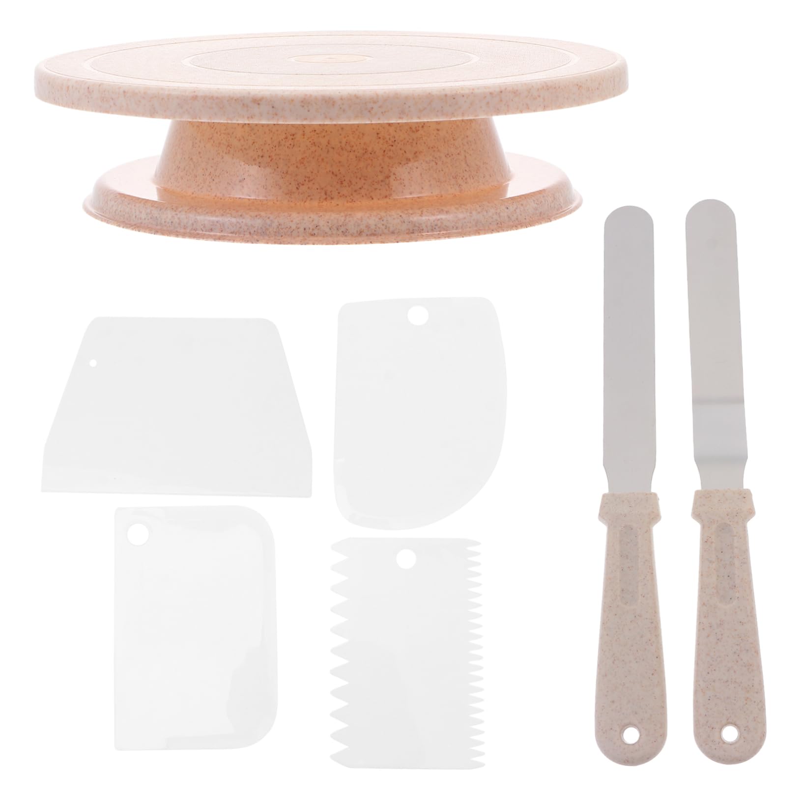 Kuchendrehtisch-ständer-Set Kuchendekorationstisch Zum Backen Backzubehör Aus Hochwertigem Material Mit Drehbarem Design Für Einfache Dekoration Und Reinigung