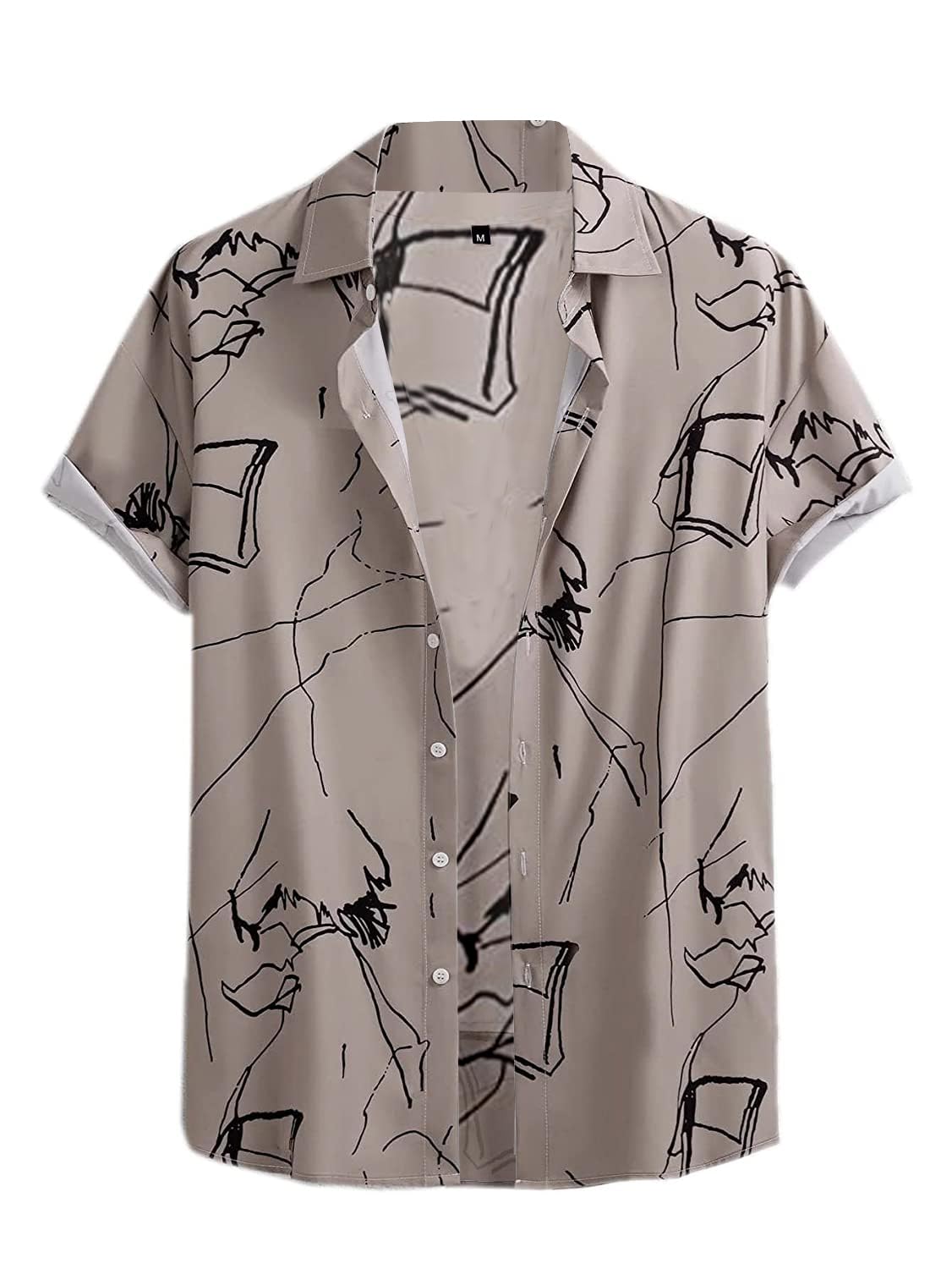 LookMarkCasual Cotton Blend Regular Fit Shirt for Men Shirt for Men