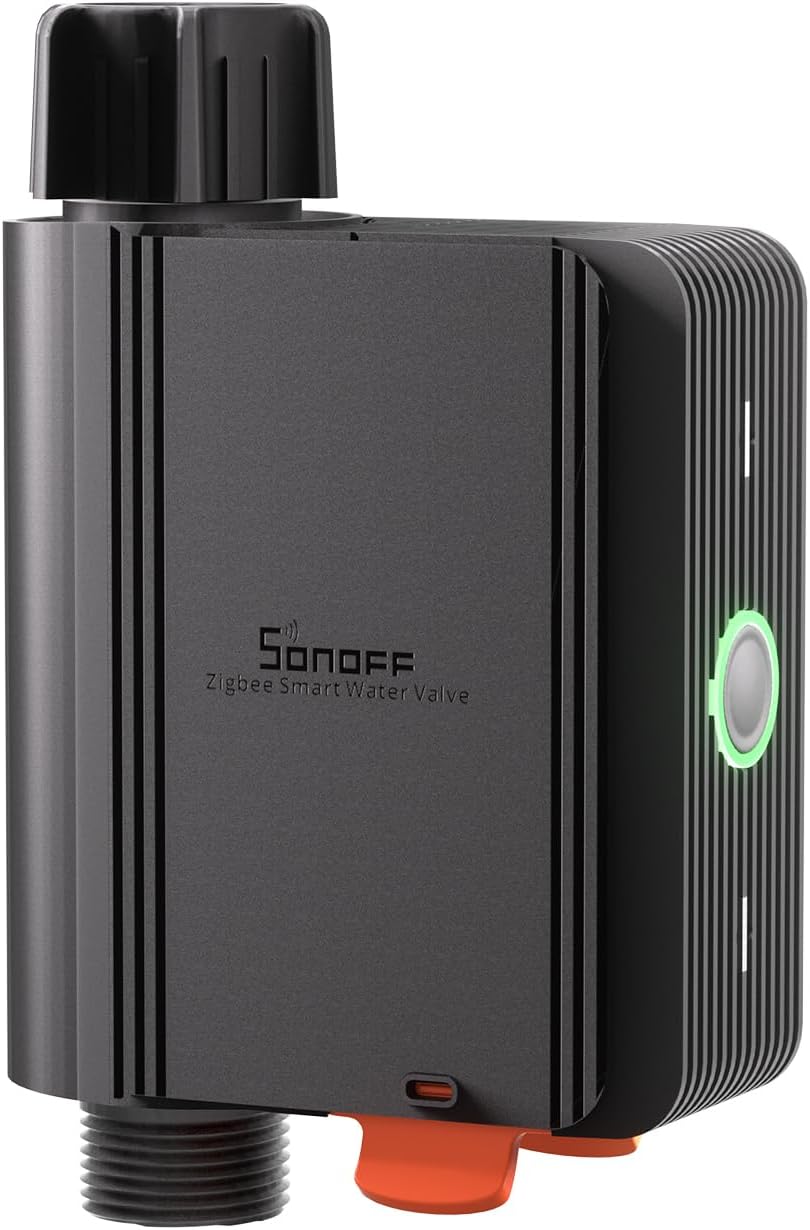 Smart Irrigation Computer, App-Controlled Automatic Irrigation System with Schedule and Quantity Control, Requires Zigbee 3.0 Hub, Compatible with Amazon Alexa and Home Assistant