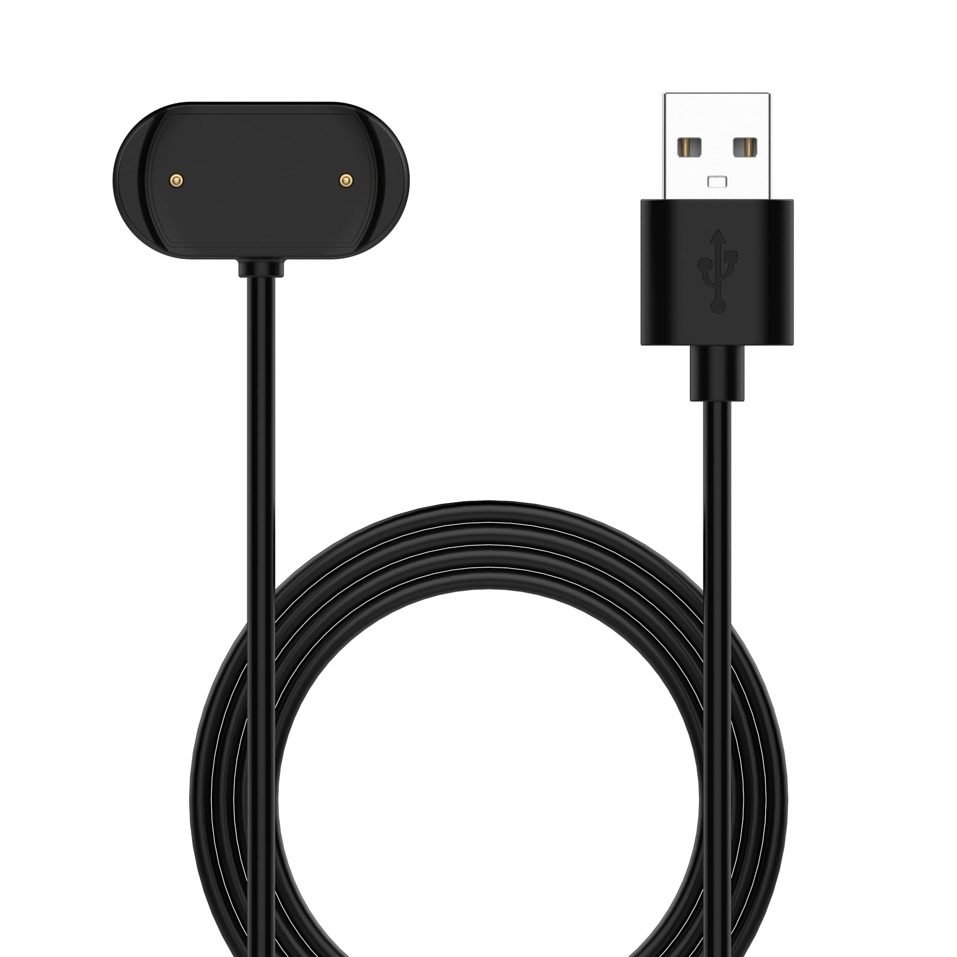 OBOE Charging Dock Compatible With Amazfit T-Rex 2 / Gts 4 / Gtr3 Pro / Gtr3 / Gts3 Charger Adapter Usb Charger Cable (Black), Charging Adapter, Black-image-24
